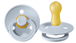 BIBS Pacifier 2 Pack - Baby Blue, BIBS, BIBS, BIBS Baby Blue, BIBS BPA-Free Natural Rubber Baby Pacifier, Bibs Classic Pacifier, BIBS Pacifier, BIBS Pacifier 2 Pack Baby Blue, BIBS Pacifiers,