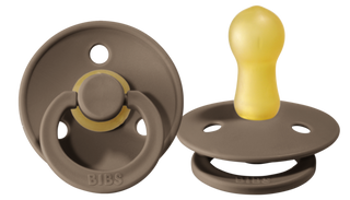 BIBS Pacifier 2 Pack - Dark Oak, BIBS, BIBS, BIBS BPA-Free Natural Rubber Baby Pacifier, Bibs Classic Pacifier, BIBS Dark Oak, BIBS Pacifier, BIBS Pacifiers, Bibs Stage 1, Bibs Stage 2, BIBS