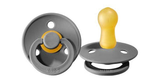 BIBS Pacifier 2 Pack - Smoke, BIBS, BIBS, BIBS BPA-Free Natural Rubber Baby Pacifier, Bibs Classic Pacifier, BIBS Pacifier, BIBS Pacifier 2 Pack - Smoke, BIBS Pacifiers, BIBS Smoke Pacifier 2