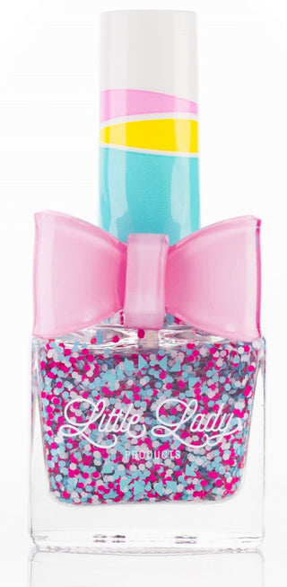 Bunny Hop Glitter Scented Nail Polish, Little Lady Products, Bunny Hop Glitter Scented Nail Polish, cf-type-nail-polish, cf-vendor-little-lady-products, EB Girls, Glitter Nail Polish, Kids Na