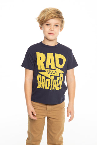 Chaser Rad Lil Bro Avalon (Dark Blue) Tee, Chaser, Brother Shirt, cf-size-7, cf-type-tee, cf-vendor-chaser, Chaser, Chaser Kid, Chaser Kids, Chaser Kids Tee, Chaser Rad Lil Bro Avalon Dark Bl