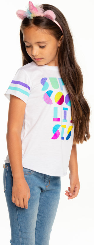Chaser Cool Lil Sis Vintage Jersey S/S Shirttail Tee, Chaser, cf-size-5, cf-type-tee, cf-vendor-chaser, Chaser, Chaser Cool Lil Sis Vintage Jersey S/S Shirttail Tee, Chaser Kids, Chaser Kids