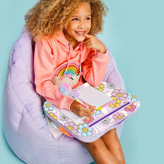 Iscream Crazy Daisies Lap Desk, Iscream, Crazy Daisies, Gifts for Girls, Gifts for Tween, iScream, iscream-shop, LAp Desk, Lap Desks, Laptop Desk, Room Decor, Tween Gift, Tween LAp Desk, Lap