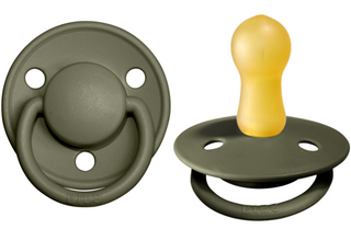 BIBS Pacifier De Lux Latex 2 Pack - Hunter Green, BIBS, BIBS, BIBS Baby Blue, BIBS BPA-Free Natural Rubber Baby Pacifier, Bibs Classic Pacifier, BIBS Pacifier, BIBS Pacifier 2 Pack - Hunter G