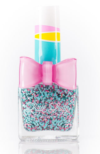 Dino S'mores Glitter Scented Nail Polish, Little Lady Products, cf-type-nail-polish, cf-vendor-little-lady-products, Dino S'mores Glitter Scented Nail Polish, EB Girls, Glitter Nail Polish, K