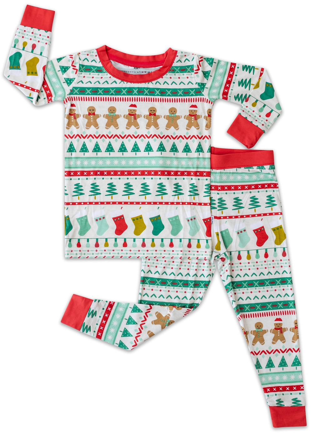 Pink Lily Mens Fair Isle Pajamas Birdie Bean Valentine's Day Emma