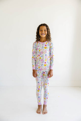 Little Sleepies Bella Blooms Bamboo 2pc L/S Pajama Set, Little Sleepies, Bamboo Pajama, Bamboo Pajama Set, Bamboo Pajamas, Bestaroo Pajamas, CM22, Little Sleepies, Little Sleepies 2pc L/S Paj