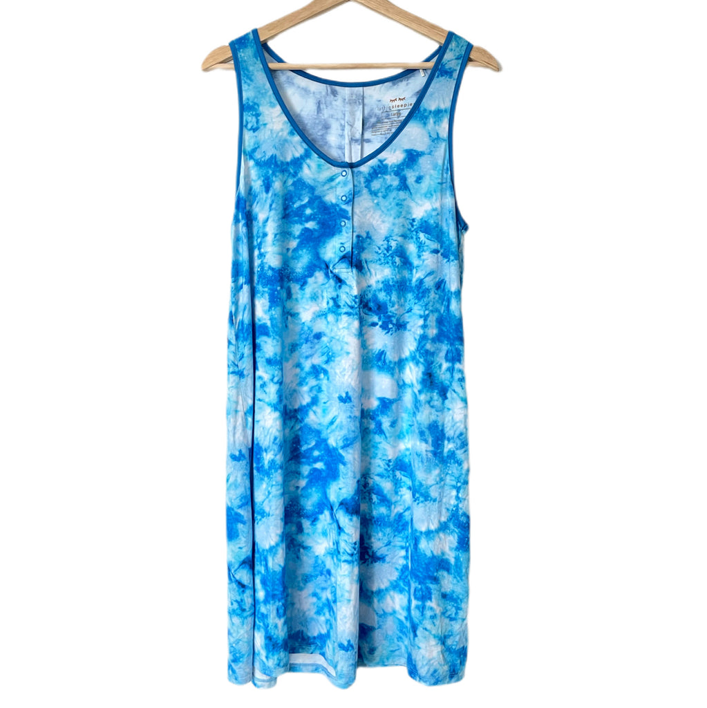 Little Sleepies Milky Way Tie Dye Women s Tank Nightgown