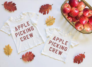 Brokedown Clothing Kid's Apple Picking Crew Tee - Off White, Brokedown Clothing, Apple Picking Crew Tee, Brokedown, Brokedown Clothing, Brokedown Clothing Apple Picking Crew Tee, Brokedown Cl