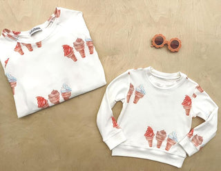 Brokedown Clothing Women's Ice Cream Cones Sweatshirt, Brokedown Clothing, 4th of July, Brokedown Clothing, Brokedown Clothing 4th of July, Brokedown Clothing Ice Cream Cones, Brokedown Cloth