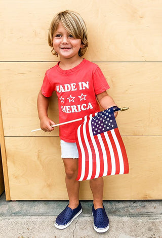 Brokedown Clothing Kid's Made in America Tee, Brokedown Clothing, 4th of July, 4th of July Shirt, Brokedown Clothing, Brokedown Clothing Kid's Made in America Tee, Brokedown Clothing Made in