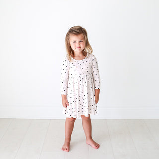 Posh Peanut Jamie Polka Dot L/S Twirl Dress, Posh Peanut, Cyber Monday, Dress, Polka Dot Twilr Dress, Posh PEanut, Posh Peanut Jamie Polka Dot, Posh Peanut Jamie Polka Dot L/S Twirl Dress, Po