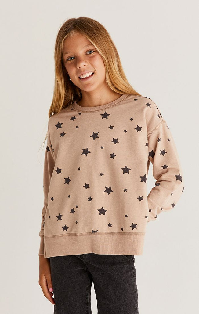 Z Supply Girls Star Modern Weekender Frappe