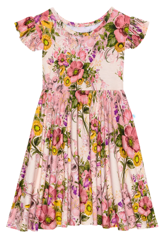 Posh Peanut June Ruffled Capsleeve Twirl Dress, Posh Peanut, Posh Peanut, Posh Peanut Dress, Posh Peanut June, Posh Peanut June Ruffled Capsleeve Twirl Dress, Posh Peanut Ruffled Capsleeve Tw