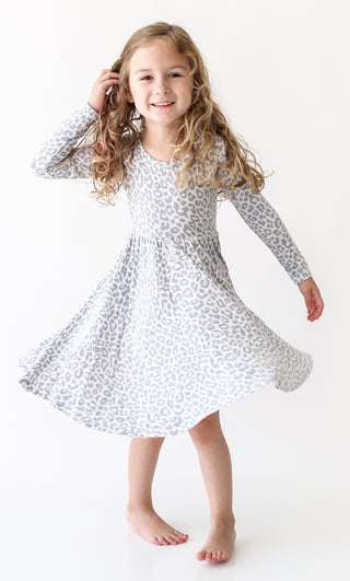 Posh Peanut Minka L/S Twirl Dress, Posh Peanut, Posh Peanut, Posh Peanut Dress, Posh Peanut Fall 2020, Posh Peanut Minka, Posh Peanut Minka L/S Twirl Dress, Posh Peanut Snow Leopard, Posh Pea