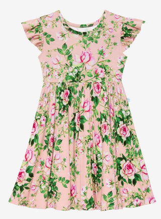 Posh Peanut Renia Ruffled Capsleeve Twirl Dress, Posh Peanut, Posh Peanut, Posh Peanut Renia, Posh Peanut Ruffled Capsleeve Henley Twirl Dress, Posh Peanut Twirl Dress, POSH40, PP Mother's Da