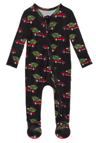 Posh Peanut Levi Zippered Footie, Posh Peanut, All Things Holiday, Holiday Pajama, Holiday Pajamas, Posh Peanut, Posh Peanut Christmas, Posh Peanut Christmas Footie, Posh Peanut family Pajama