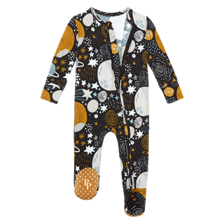 Posh Peanut Nova Zippered Footie, Posh Peanut, Gender Neutral, Gender Neutral Baby Gift, Gender Neutral Unizes, Outer Space, Posh Peanut, Posh Peanut Footie, Posh Peanut Footie with Zipper, P