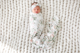 Posh Peanut Delilah Swaddle & Headband Set, Posh Peanut, Posh Peanut, Posh Peanut Delilah, Posh Peanut Delilah Swaddle & Headband Set, Posh Peanut Soring 2020, Posh Peanut Spring 2020, Posh P
