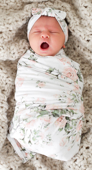 Posh Peanut Delilah Swaddle & Headband Set, Posh Peanut, Posh Peanut, Posh Peanut Delilah, Posh Peanut Delilah Swaddle & Headband Set, Posh Peanut Soring 2020, Posh Peanut Spring 2020, Posh P