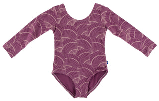 KicKee Pants Shell Fossils L/S Performance Jersey Leotard, KicKee Pants, Black Friday, cf-size-small-6-8, cf-type-leotard, cf-vendor-kickee-pants, CM22, Cyber Monday, Els PW 5060, Els PW 8258
