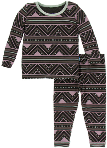 KicKee Pants African Pattern Long Sleeve Pajama Set, KicKee Pants, African Pattern, Black Friday, cf-size-14-years, cf-size-4t, cf-type-kickee-pants-kenya, cf-vendor-kickee-pants, CM22, Cyber