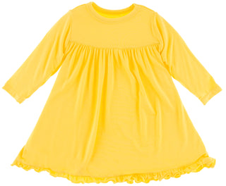 KicKee Pants Solid Zest Classic Long Sleeve Swing Dress, KicKee Pants, Classic Swing Dress, CM22, Cyber Monday, Els PW 8258, End of Year, End of Year Sale, KicKee, KicKee Pants, KicKee Pants