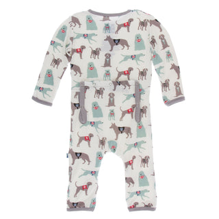 KicKee Pants Natural Canine First Responders Coverall with Zipper, KicKee Pants, CM22, Coverall, Coverall with Zipper, Coveralls, Fitted Coverall, KciKee Coverall, KicKee, KicKee Coverall, Ki