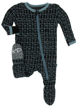 KicKee Pants Midnight Elements Footie with Zipper, KicKee Pants, CM22, Footie, Footie with Snaps, KicKee, KicKee Footie, KicKee Footie with Zipper, KicKee Pants, KicKee Pants Astronomy, KicKe