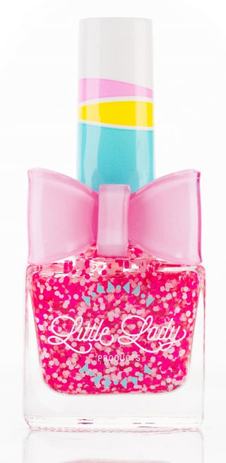Princess Kisses Glitter Scented Nail Polish, Little Lady Products, cf-type-nail-polish, cf-vendor-little-lady-products, EB Girls, Glitter Nail Polish, Kids Nail Polish, Little Lady Glitter Na