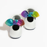 Freshly Picked Prism Knotted Bow Mini Sole, Freshly Picked, cf-size-3, cf-size-4, cf-type-moccasins, cf-vendor-freshly-picked, Freshly Picked, Freshly Picked Knotted Bow Mini Sole, Freshly Pi