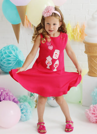 Lemon Loves Lime XOXO Candy Jar Dress, Lemon Loves Lime, cf-size-5-year, cf-size-7-year, cf-type-dress, cf-vendor-lemon-loves-lime, Dress, Els PW 5060, JAN23, Lemon Loves Lime, Lemon Loves Li