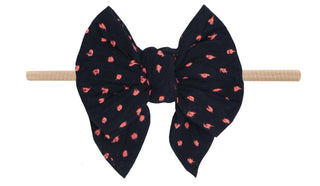 Baby Bling Black w/Neon Dot / Blush Shabby DEB Skinny Headband, Baby Bling, Baby Baby Bling Headbands, Baby Bling, Baby Bling Black w/Neon Dot, Baby Bling Black w/Neon Dot / Blush Shabby Dot