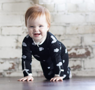 Peregrine Kidswear Rain Clouds Footie, Peregrine Kidswear, Bamboo Footie, cf-size-18-24-months, cf-type-footie, cf-vendor-peregrine-kidswear, CM22, Footed Sleeper, Footie, Gender Neutral, Gen