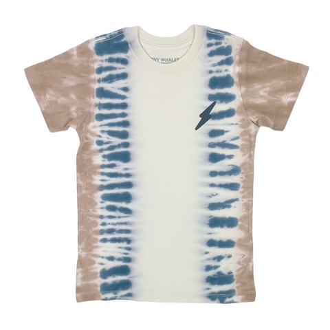 Tiny Whales Sierra Tie Dye S/S Tee, Tiny Whales, Boys, Boys Clothing, Made in the USA, Short Sleeve Tee, Tie Dye, Tiny Whales, tiny whales SS23, Tiny Whales Tee, Shirt - Basically Bows & Bowt