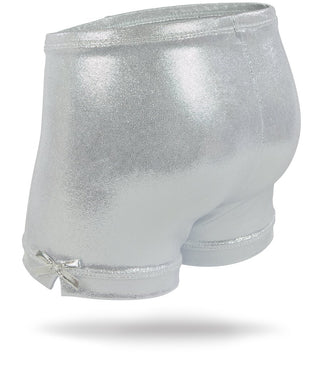 Silver Shimmer Monkeybar Buddies, Monkeybar Buddies, Back to School, cf-size-10, cf-size-3t, cf-size-4t, cf-size-6x, cf-size-7-8, cf-type-spandex-shorts, cf-vendor-monkeybar-buddies, monkey b