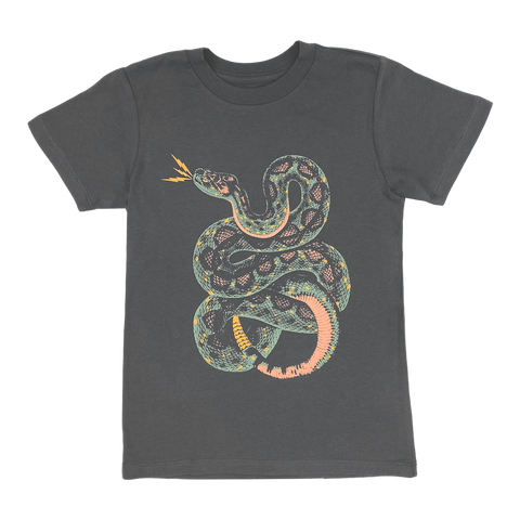Tiny Whales Snake Pass Faded Black S/S Tee, Tiny Whales, Boys, Boys Clothing, cf-size-10y, cf-type-shirt, cf-vendor-tiny-whales, Made in the USA, Short Sleeve Tee, Snake Pass, Tiny Whales, ti