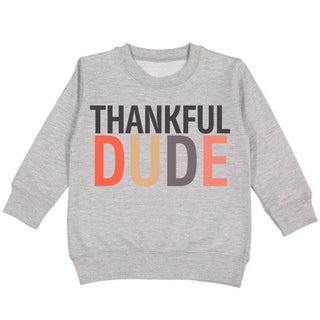 Sweet Wink Thankful Dude Sweatshirt, Sweet Wink, Sweet Wink, Sweet Wink Thanksgiving, Thankful Dude Sweatshirt, Thanksgiving, Thanksgiving Clothing, Sweatshirt - Basically Bows & Bowties