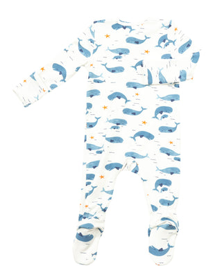 Angel Dear Whale Pod Bamboo Footie with Zipper, Angel Dear, angel Dear, Angel Dear Bamboo Footie, Angel Dear Footie with Zipper, Angel Dear Whale Pod, Angel Dear Whale Pod Bamboo Footie with