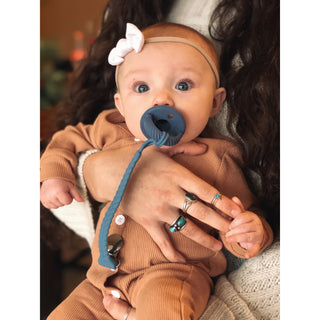 Itzy Ritzy Sweetie Soother 2 Pack - Robin's Egg Blue + Navy Cable, Itzy Ritzy, cf-type-pacifier, cf-vendor-itzy-ritzy, Itzy Ritzy, Itzy Ritzy Pacifier, Itzy Ritzy Robin's Egg Blue + Navy Cabl