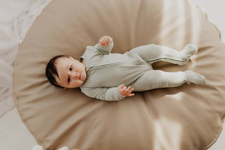 Babysprouts Footie Romper with Zipper in Sage, Babysprouts, Baby Sprouts, Babysprouts, Babysprouts Footie, Babysprouts Footie Romper with Zipper, Bamboo, Bamboo Footie, cf-size-18-24-months,