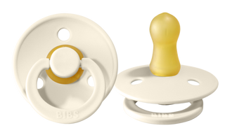BIBS Pacifier 2 Pack - Ivory, BIBS, BIBS, BIBS BPA-Free Natural Rubber Baby Pacifier, Bibs Classic Pacifier, BIBS Iron, BIBS Pacifier, BIBS Pacifier Ivory, BIBS Pacifiers, BPA-Free Natural Ru