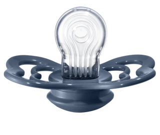 BIBS Supreme Silicone Pacifier 2 Pack - Steel Blue, BIBS, BIBS, BIBS Pacifier, BIBS Pacifiers, Bibs Stage 1, Bibs Stage 2, BIBS Steel Blue, Bibs Supreme, BIBS Supreme Pacifier, BIBS Supreme S