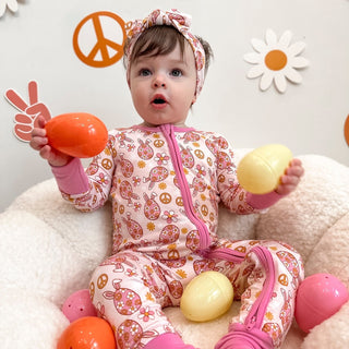 Dream Big Little Co Don't Worry Be Hoppy Dream Romper, Dream Big Little Co, Bamboo Pajamas, cf-size-0-3-months, cf-size-12-18-months, cf-size-2t, cf-size-3-6-months, cf-size-6-12-months, cf-t