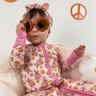 Dream Big Little Co Don't Worry Be Hoppy Dream Romper, Dream Big Little Co, Bamboo Pajamas, cf-size-0-3-months, cf-size-12-18-months, cf-size-2t, cf-size-3-6-months, cf-size-6-12-months, cf-t