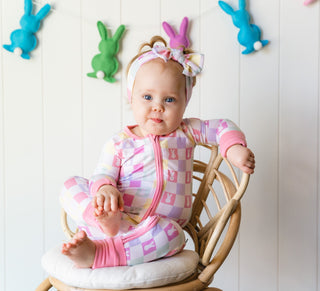Dream Big Little Co Bunny Kisses Dream Romper, Dream Big Little Co, Bamboo Pajamas, Bunny Kisses, cf-size-0-3-months, cf-size-12-18-months, cf-size-18-24-months, cf-size-3-6-months, cf-size-6