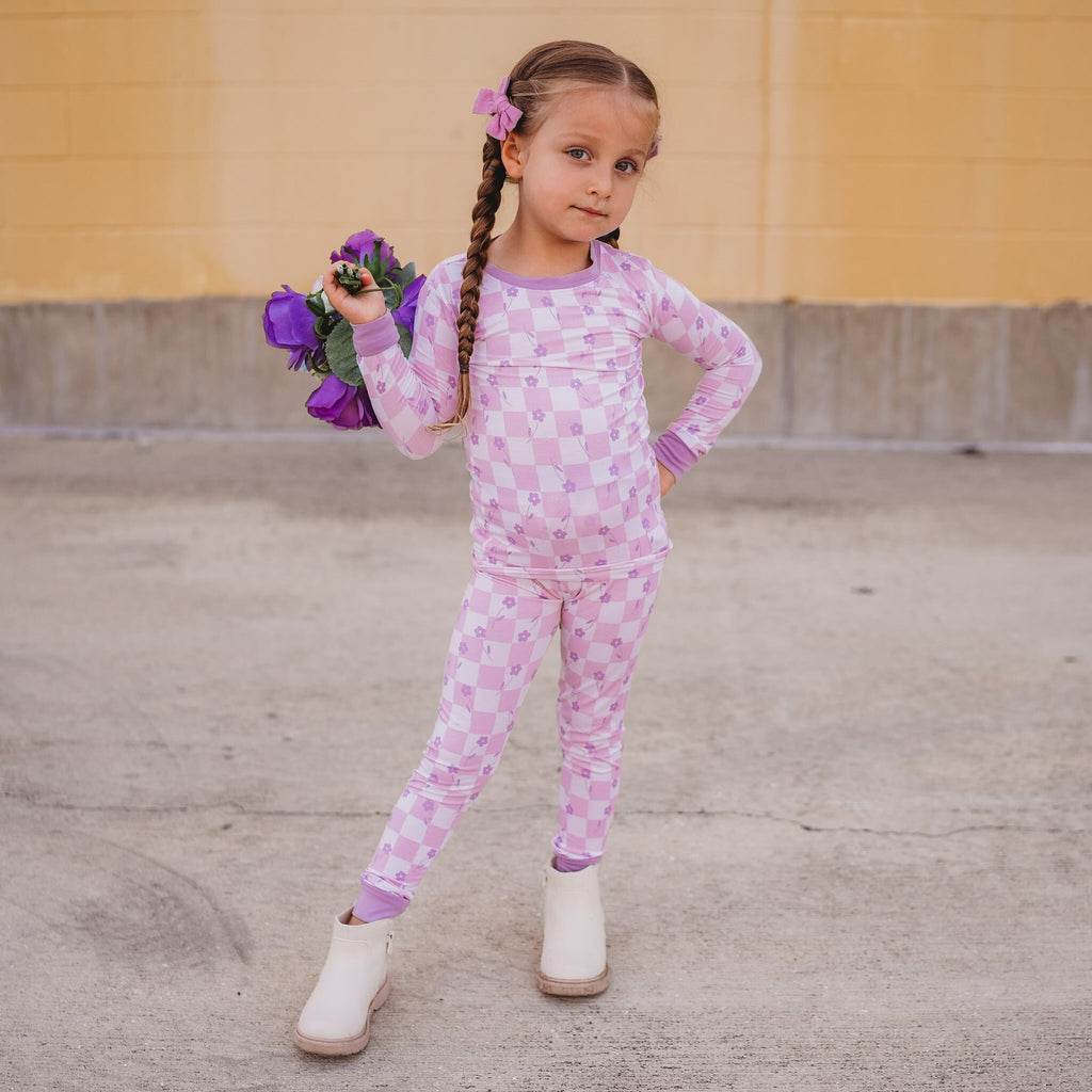 Dream Big Little Co Lavender DaisieZzz L/S Dream Set