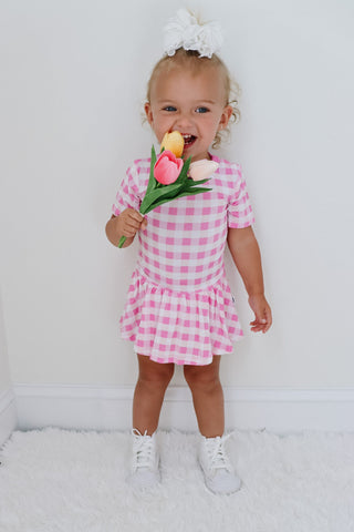 Dream Big Little Co Pinknic Gingham Dream Onesie Dress, Dream Big Little Co, cf-size-12-18-months, cf-size-3-6-months, cf-size-6-12-months, cf-type-dresses, cf-vendor-dream-big-little-co, DBL