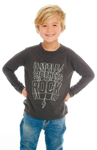 Chaser Lil Bro Long Sleeve Tee, Chaser, Brother Shirt, cf-size-3, cf-size-4, cf-size-5, cf-type-tee, cf-vendor-chaser, Chaser, Chaser Kid, Chaser Kids, Chaser Kids Tee, Chaser Lil Bro Long Sl