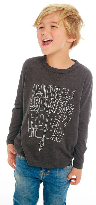 Chaser Lil Bro Long Sleeve Tee, Chaser, Brother Shirt, cf-size-3, cf-size-4, cf-size-5, cf-type-tee, cf-vendor-chaser, Chaser, Chaser Kid, Chaser Kids, Chaser Kids Tee, Chaser Lil Bro Long Sl